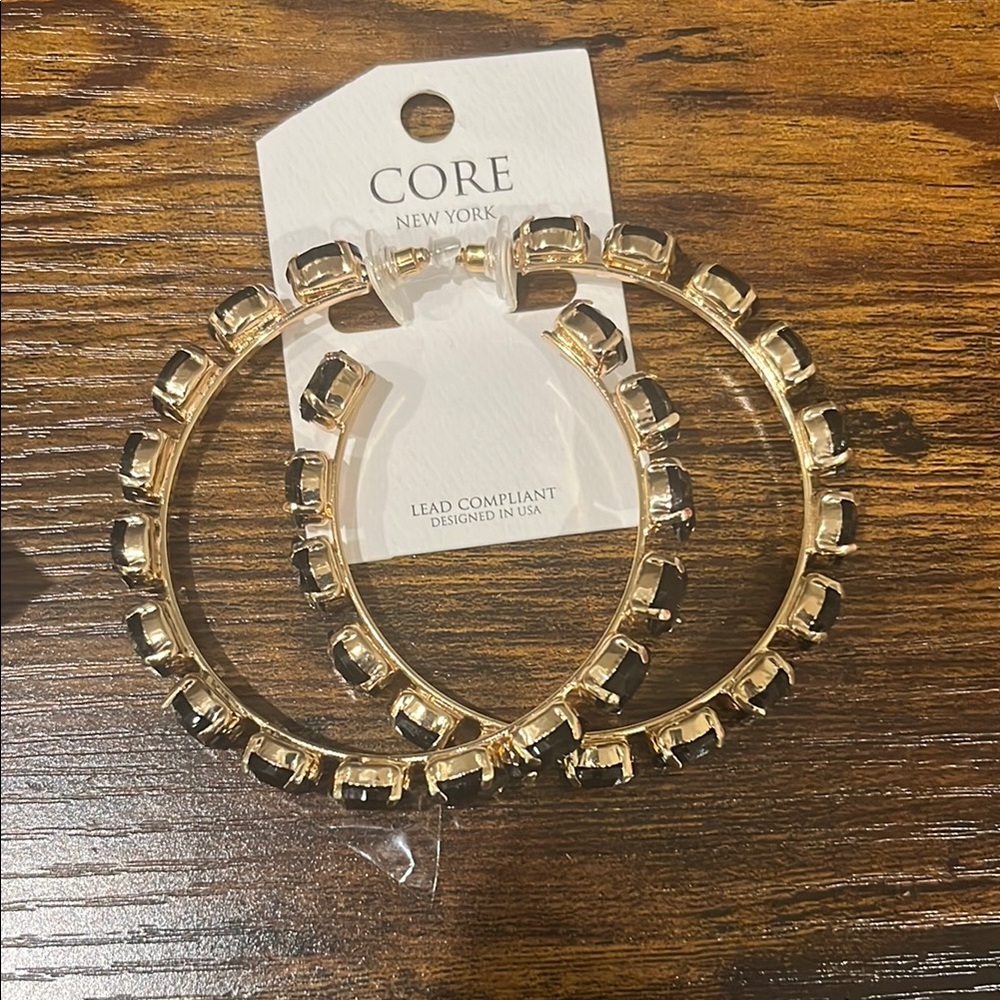 Core New York Gold Hoop Earrings